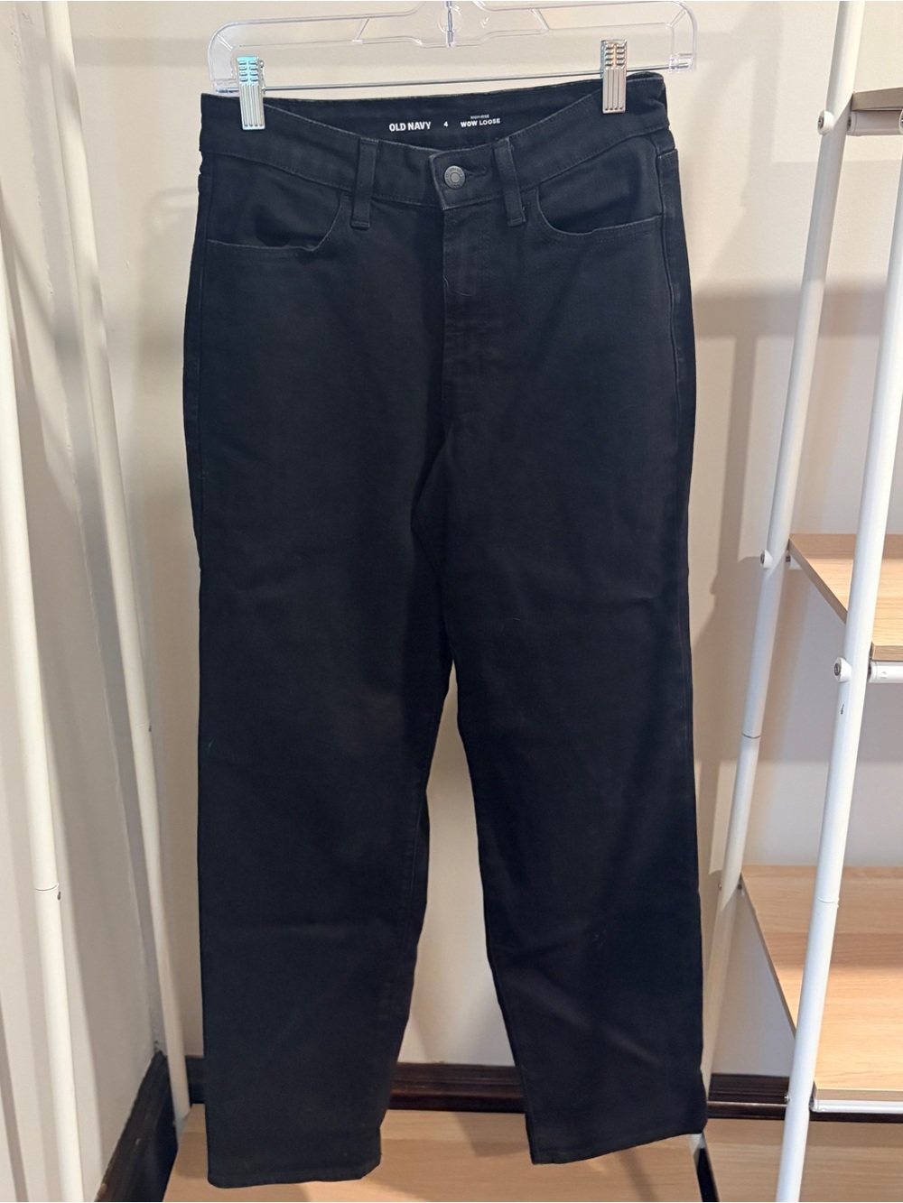 Old Navy Black High-Rise Wow Loose Jeans